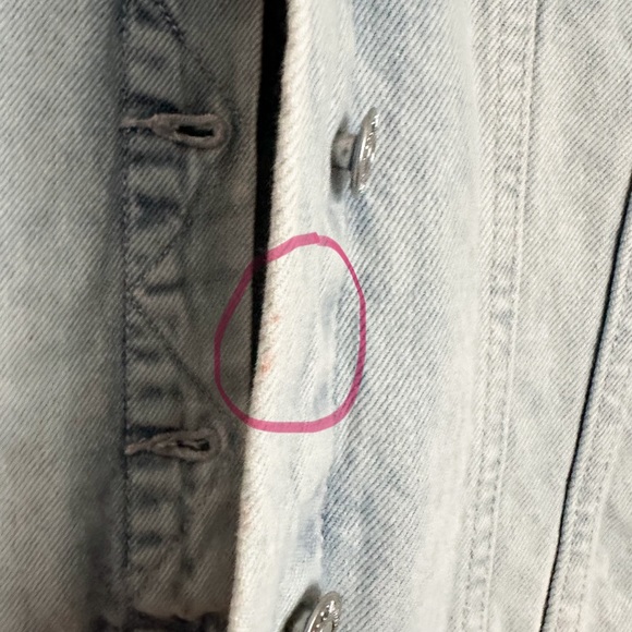 Old Navy light wash denim jacket Sz. M - Picture 6 of 11